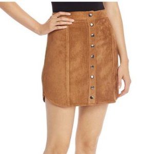 NWOT BB Dakota Faux Suede Skirt